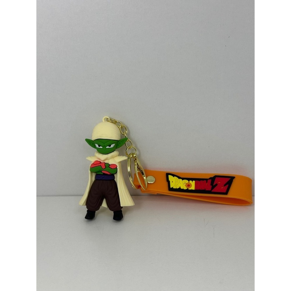 Dragon Ball Z Piccolo Rubber Keychain Figure with Orange Wrist Strap - Picture 1 of 6